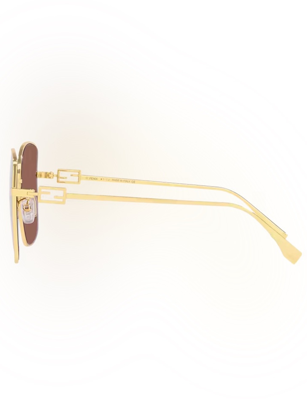 Fendi 🤎 Baguette Authenticated Sunglasses with Brown Monogram Print BRAND NEW! - Picture 8 of 17
